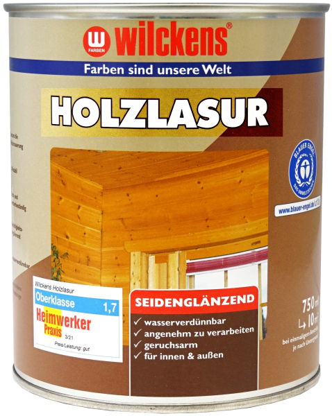 750ml WILCKENS Holzlasur LF nussbaum