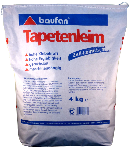 4kg Baufan Tapetenleim Zellleim