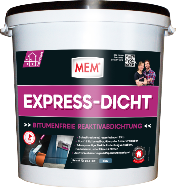 25kg MEM Express-Dicht 2k-Abdichtung ohne Bitumen