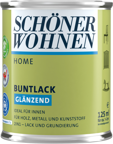 125ml Schöner Wohnen Home Buntlack glänzend, RAL 3003 Rubinrot