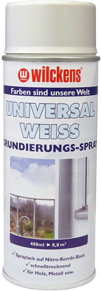 400ml Wilckens Universal-Weiss Grundierungs-Spray