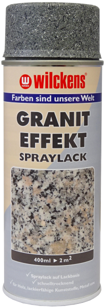 400ml Wilckens Granit Effekt Hobby-Lackspray grau